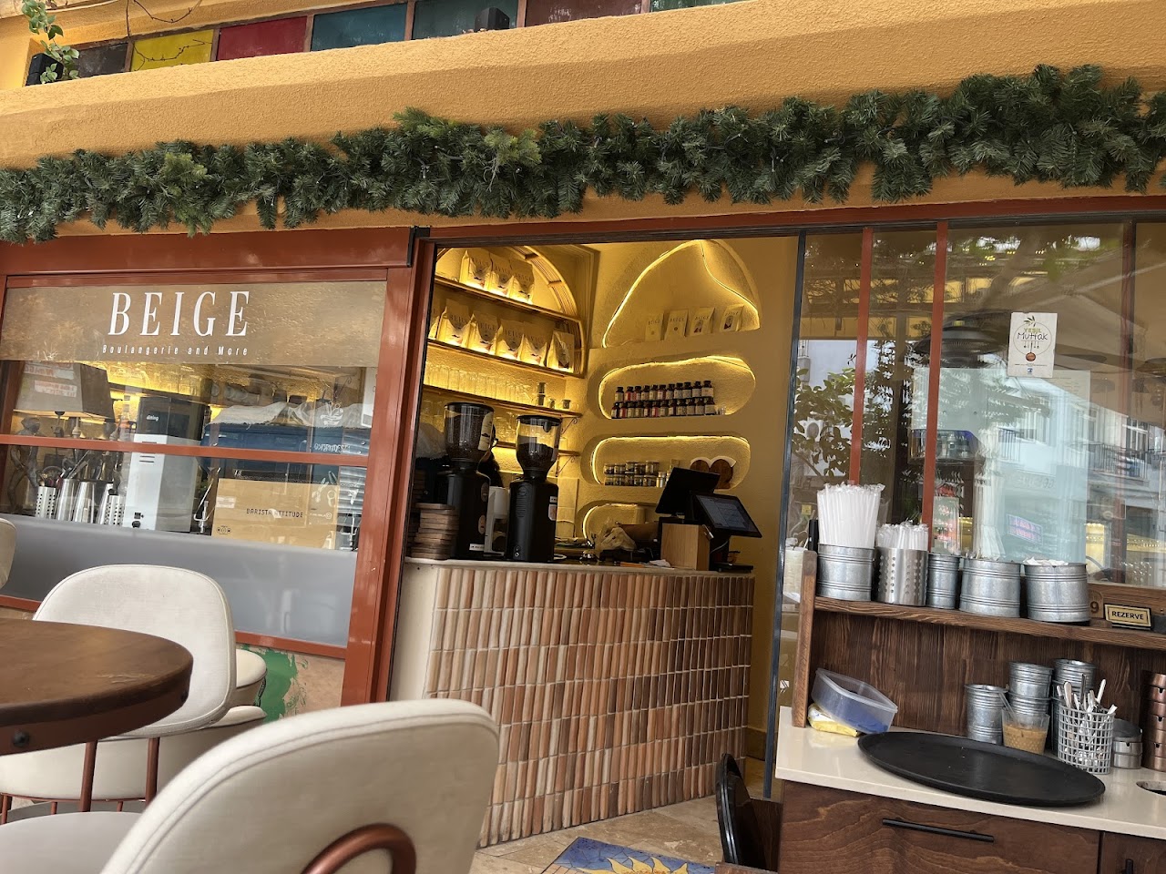 Beige Coffee Shop